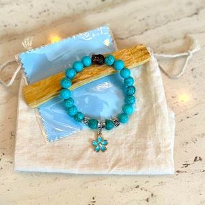Handmade Turquoise Stretch Bracelet